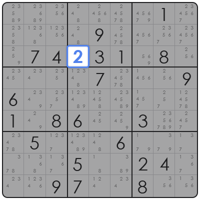hidden pair sudoku